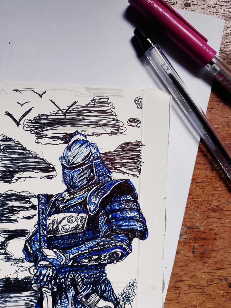 DaveCBackup's tweet image. not wasted 45 mins inking 
#ink #drawing #sketchbook #sketches #art