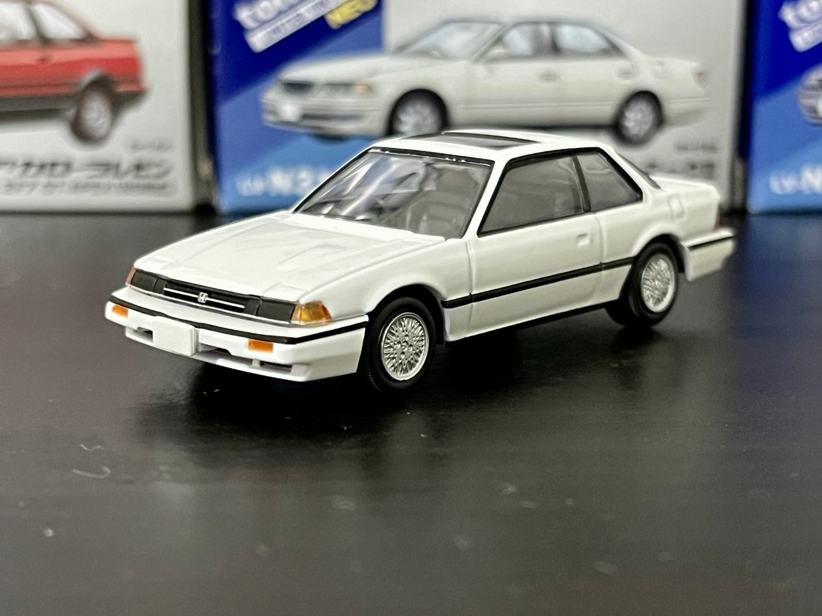 Canbus2018's tweet photo. TLVネオ

ホンダ プレリュード 2.0Si 

8年間欲しかったプレリュードをメルカリで購入

後期モデルでめっちゃくちゃカッコよくて最高👍

本体だけじゃなく箱のデザインもカッコイイなぁ🚗

ドアミラーとリアスポイラーがユーザー取り付け

初代インスパイアと3代目アコード製品化してほしいなぁ✨ https://t.co/phBjODMEPL