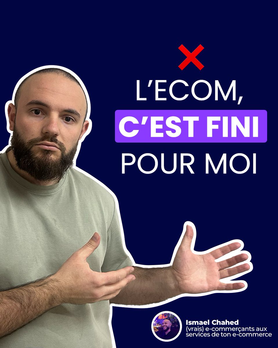 J’arrête définitivement l’ecom !

Avoue, t’y as cru ?

Un bon hook c’est exactement ça, ça capte direct.

Voici 5 hooks puissants à adapter :
1️⃣ Problème/solution
→ "Ton tél est neuf mais déjà cassé ? Coque anti-choc dispo !"

2️⃣ Bénéfice immédiat
→ "Un glow naturel dès la 1ère