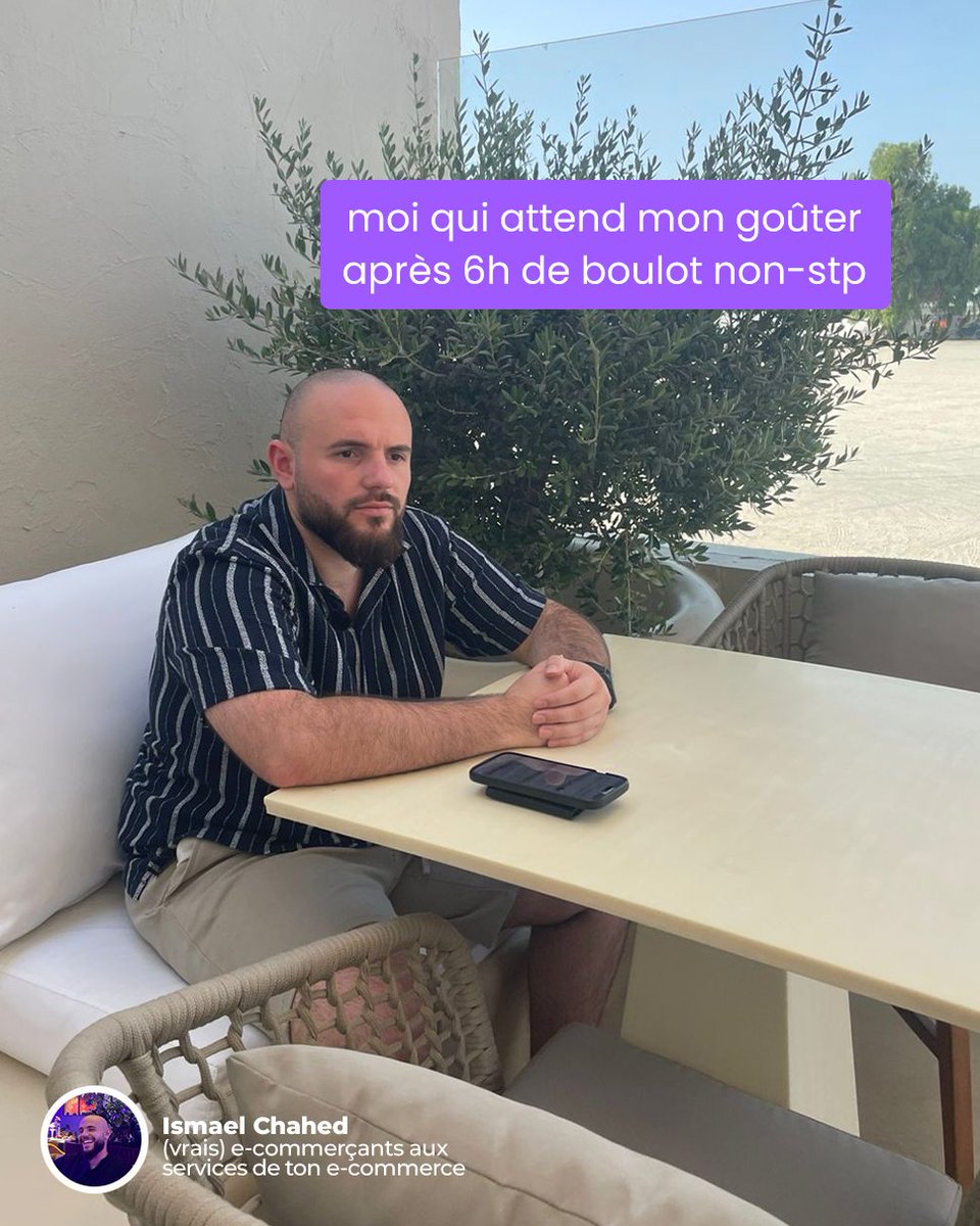 Le vrai luxe d’être entrepreneur ?

C’est de choisir ton emploi du temps.
Pas d’horaires imposés, pas de bureau fixe.
Juste ta propre organisation.

Mais la liberté demande un bon rythme.

Perso, je suis en mode tunnel quand je bosse sur une strat ou un audit.
Focus total.