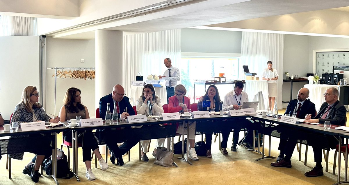 Stéphanie Yon-Courtin (@s_yoncourtin) on Twitter photo À Nice, réunions de travail avec le Commissaire 🇪🇺 <a href="/CostasKadis/">Costas Kadis</a>, la <a href="/FAO/">Food and Agriculture Organization</a> et la Secrétaire générale de l’ <a href="/ISBAHQ/">International Seabed Authority</a>
Discussions sur les annonces #UNOC et nos objectifs : mettre en œuvre le Pacte Océan, protéger nos grands fonds marins, assurer une pêche et une aquaculture durables. À Nice, réunions de travail avec le Commissaire 🇪🇺 <a href="/CostasKadis/">Costas Kadis</a>, la <a href="/FAO/">Food and Agriculture Organization</a> et la Secrétaire générale de l’ <a href="/ISBAHQ/">International Seabed Authority</a>
Discussions sur les annonces #UNOC et nos objectifs : mettre en œuvre le Pacte Océan, protéger nos grands fonds marins, assurer une pêche et une aquaculture durables.