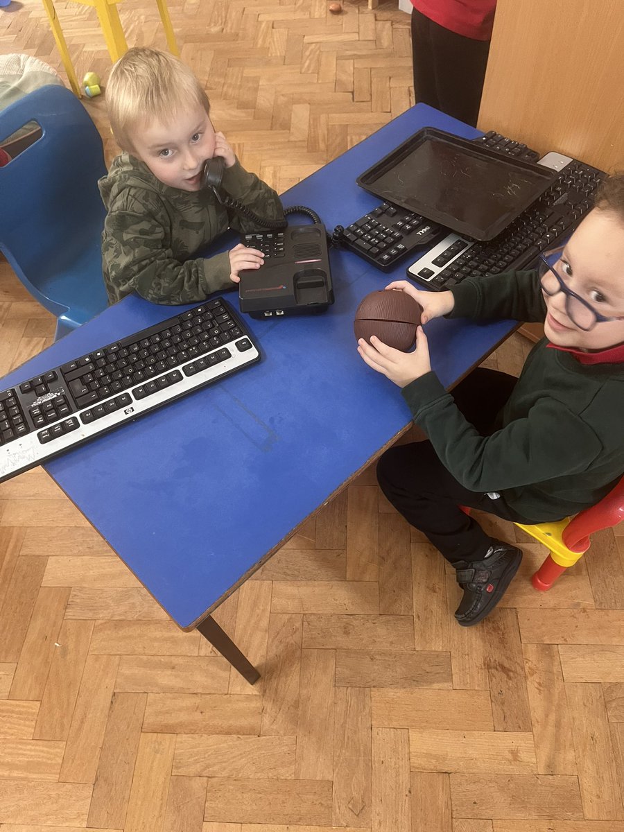 ypsPuffin's tweet photo. The boys are busy taking orders for our ice cream shop, the phone is constantly ringing… https://t.co/ovHc6o4dRQ