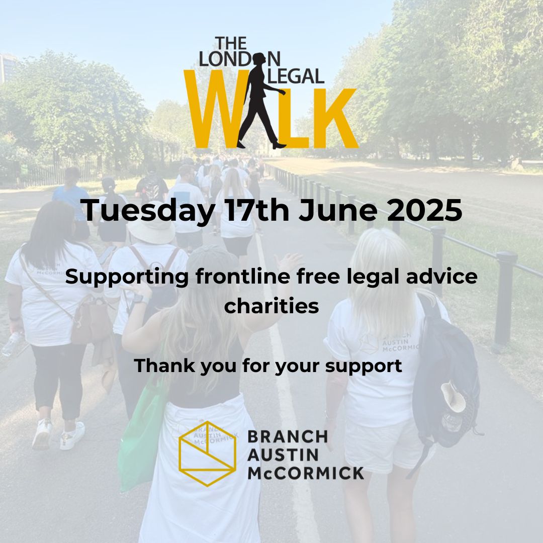 Branch Austin McCormick LLP (@bamllp) on Twitter photo Our team will take part in the 2025 London Legal Walk. We'll be walking 10km through London to raise vital funds for the London Legal Support Trust, which helps people access life changing free legal advice. Please sponsor us: londonlegalsupporttrust.enthuse.com/pf/branch-aust…
#LondonLegalWalk #LLW2025 Our team will take part in the 2025 London Legal Walk. We'll be walking 10km through London to raise vital funds for the London Legal Support Trust, which helps people access life changing free legal advice. Please sponsor us: londonlegalsupporttrust.enthuse.com/pf/branch-aust…
#LondonLegalWalk #LLW2025