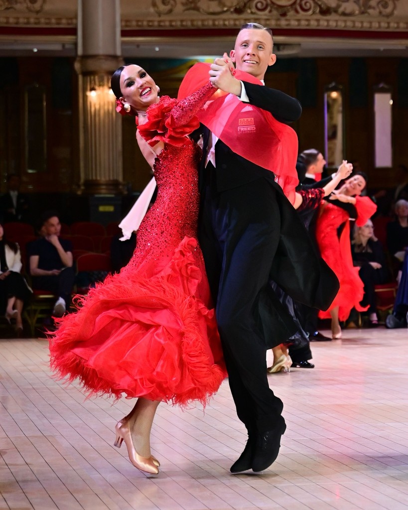 Szymon Kalinowski &amp; Grazyna Grabicka pictured during the British Professional Ballroom Dancing Championships at the Blackpool Dance Festival 2025😍

Image: Tomasz Reindl📸