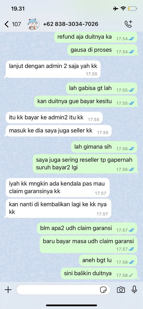 Icayanq's tweet photo. pdhl editan dia tuh jelek bgttt knp gue percaya ya ajggg bodohhh banget fakkk penipu unblock imei banyak bgtt di X guys hati2 #zonauang https://t.co/SSERzevWRD