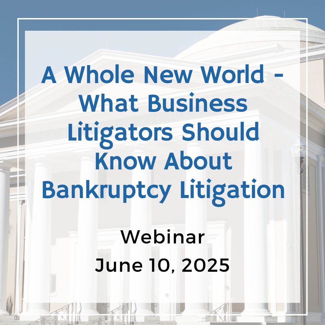 Today! It's not too late to join us for a webinar, A Whole New World - What Business Litigators Should Know About Bankruptcy Litigation 
member.floridabar.org/s/lt-event?id=…