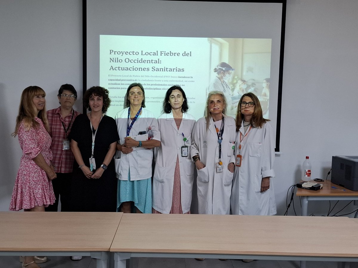 SaludAxarquía (@saludaxarquia) on Twitter photo Hoy se ha constituido el equipo proyecto local #fiebrenilooccidental, conformada por profesionales de la unidades de protección de la salud, prevención, promoción salud y vigilancia epidemiológica y enfermeras referentes de los centros educativos
#ProtecciónMosquitos
<a href="/saludand/">Consejería de Salud y Consumo</a> Hoy se ha constituido el equipo proyecto local #fiebrenilooccidental, conformada por profesionales de la unidades de protección de la salud, prevención, promoción salud y vigilancia epidemiológica y enfermeras referentes de los centros educativos
#ProtecciónMosquitos
<a href="/saludand/">Consejería de Salud y Consumo</a>