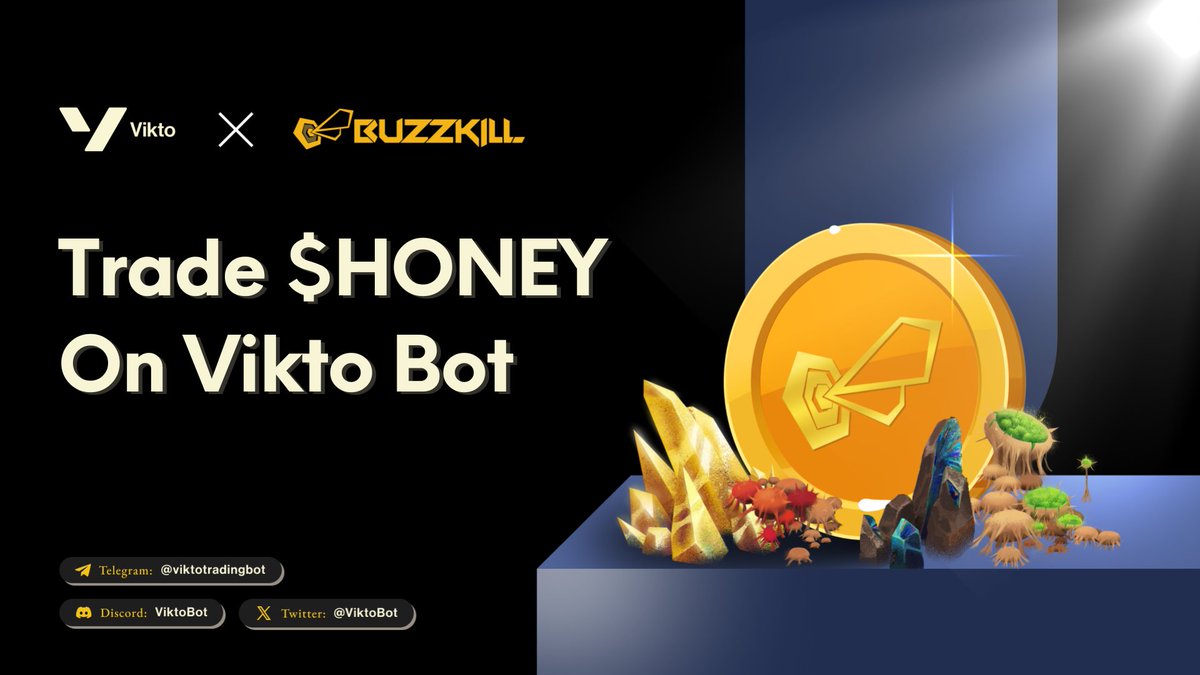 Vikto Trading Bot (@viktobot) on Twitter photo ๐ Let's dive into <a href="/BuzzkillNFT/">Buzzkill ๐</a>โs epic world with HONEY.
๐ Start trading with ease: t.me/vikto_trading_โฆ
๐ $HONEY CA: 0x02bfef1211740c595b3df9304a191cd76525a14a
#Vikto #ViktoBot #BuzzkillNFT #Viction ๐ Let's dive into <a href="/BuzzkillNFT/">Buzzkill ๐</a>โs epic world with HONEY.
๐ Start trading with ease: t.me/vikto_trading_โฆ
๐ $HONEY CA: 0x02bfef1211740c595b3df9304a191cd76525a14a
#Vikto #ViktoBot #BuzzkillNFT #Viction
