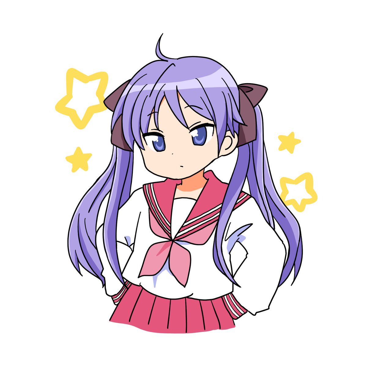 柊かがみ 「らきすた 柊かがみ」|ぺろりん先生 (鹿目凛)のイラスト
