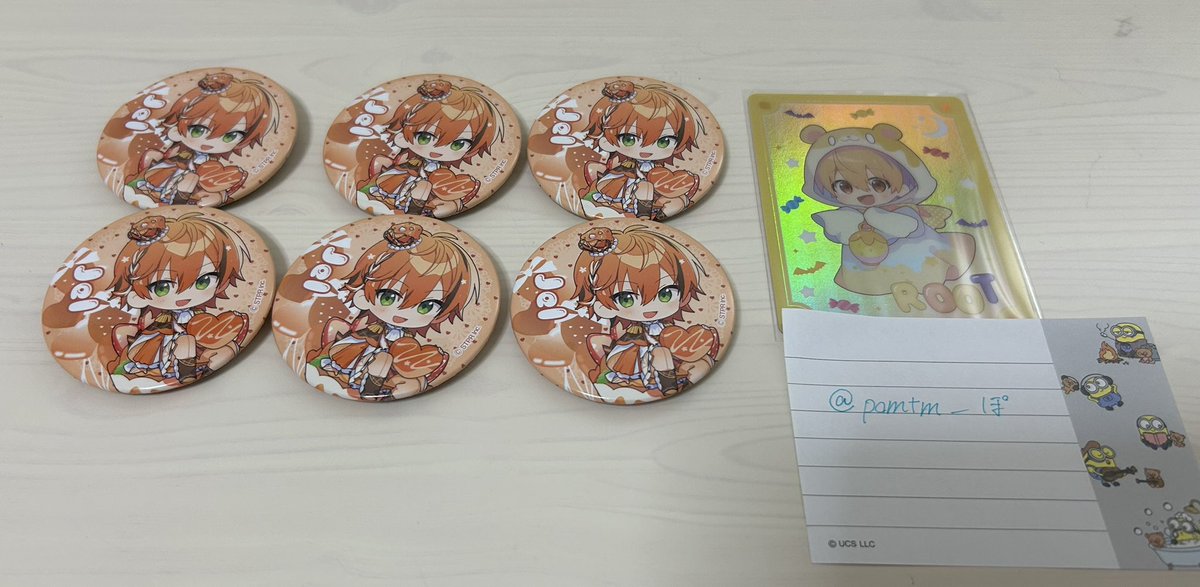 すとぷり 9周年グッズ 交換 缶バッジ

求 )💛さんデフォ

譲 )画像のもの 🧡さんデフォ

 #すとぷりグッズ交換  #すとぷりグッズ買取 
 #すとぷりグッズ仮約束  #すとぷりグッズ  #ジェルくんグッズ回収