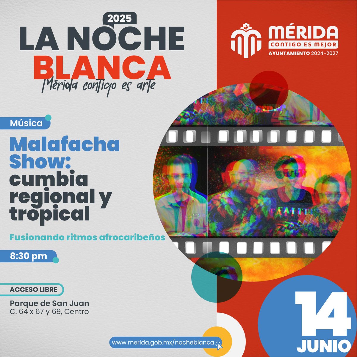 14 de junio 2025 nos vemos en el parque de San Juan de Mérida Yucatán, les esperamos