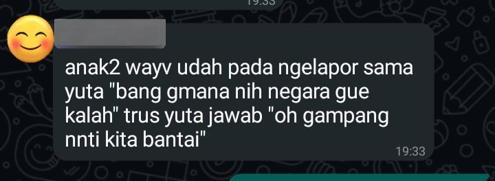 <a href="/nctzenhumanity/">Hijau Bersama Indonesia</a> temen gue be like: