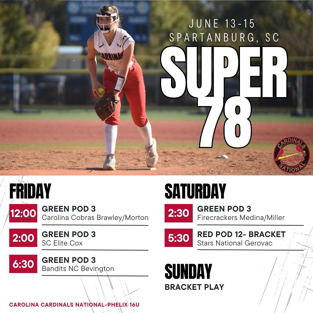 Amped for this weekend at Tiger River Park‼️

4 set pool games, bracket play starts Saturday. See you there! 💪🏽