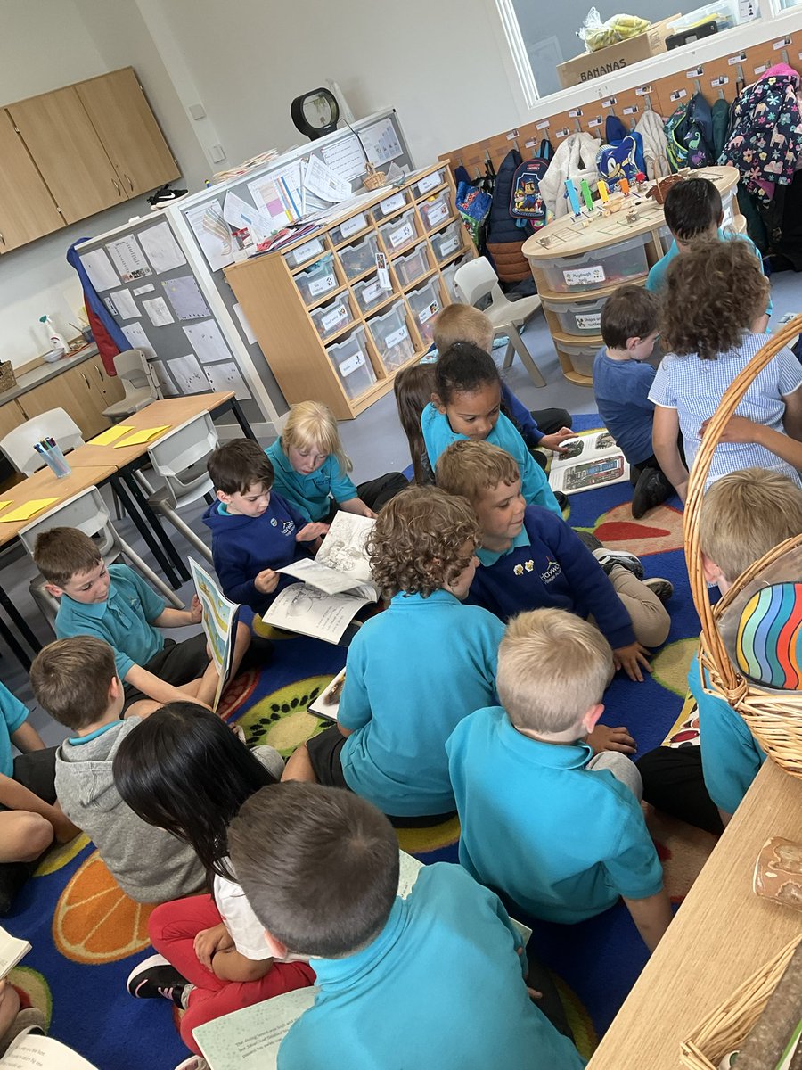 Apple class really enjoy sharing stories with their reading buddies, today were visited by  <a href="/HVA_Hornbeam/">Miss Allen</a> , who read to us, creating a lovely story telling atmosphere.