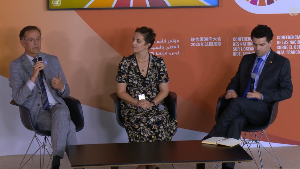This morning at #UNOC3!  Watch the 18 min. conversation with experts on the innovations and technologies driving #SustainableAquaculture.

Introducing also a hands-on education toolkit for students (aged 5 to 18), piloted in #Mediterranean and #BlackSea schools

Full