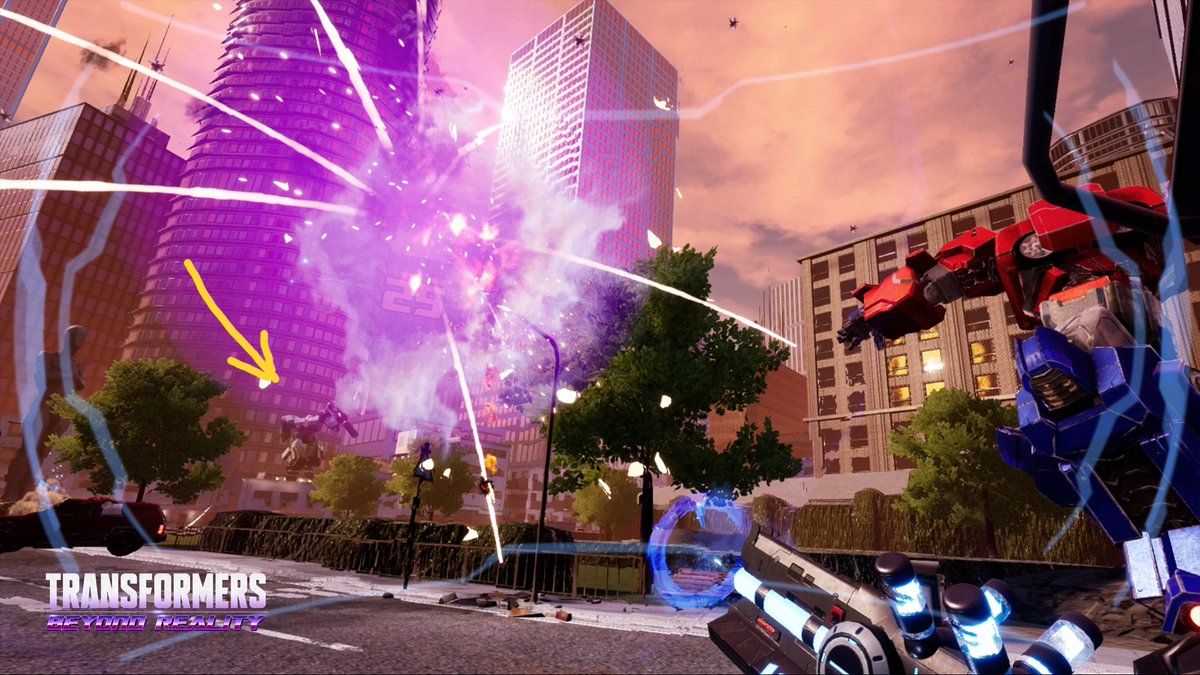 Kinda love how this screenshot catches Megatron scampering away lol

#Transformers #RunMegatronRun #PSVR2