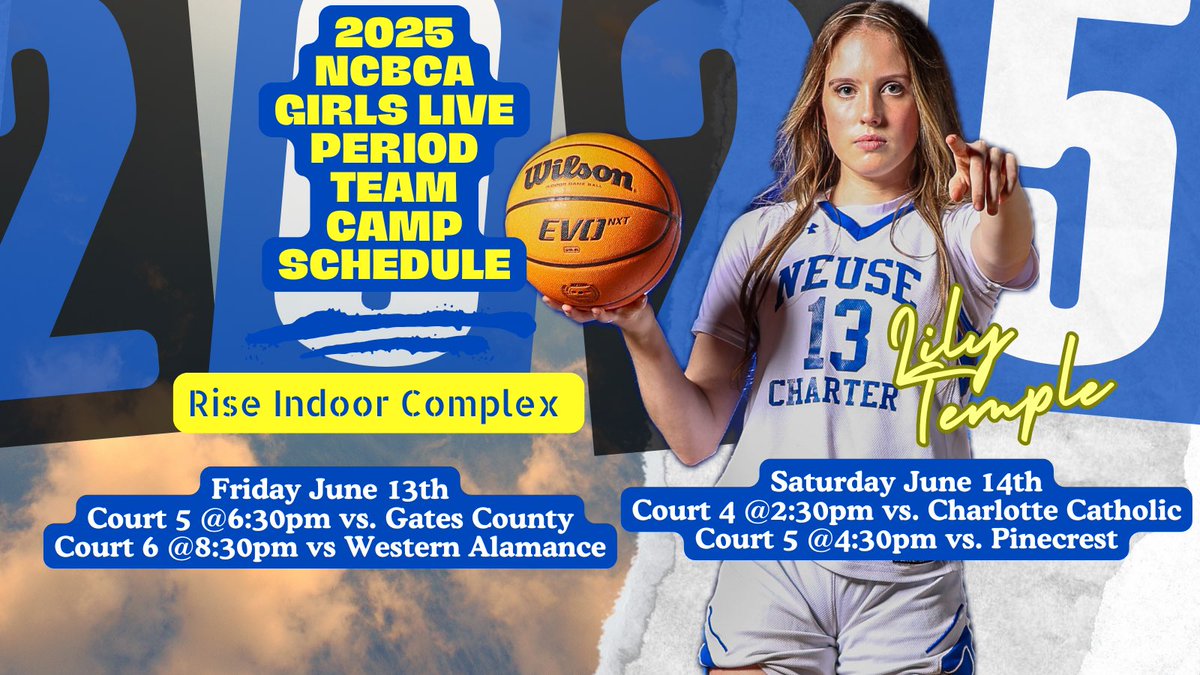 Excited for our Neuse Charter Team Camp schedule for the weekend. 🏀🐾
