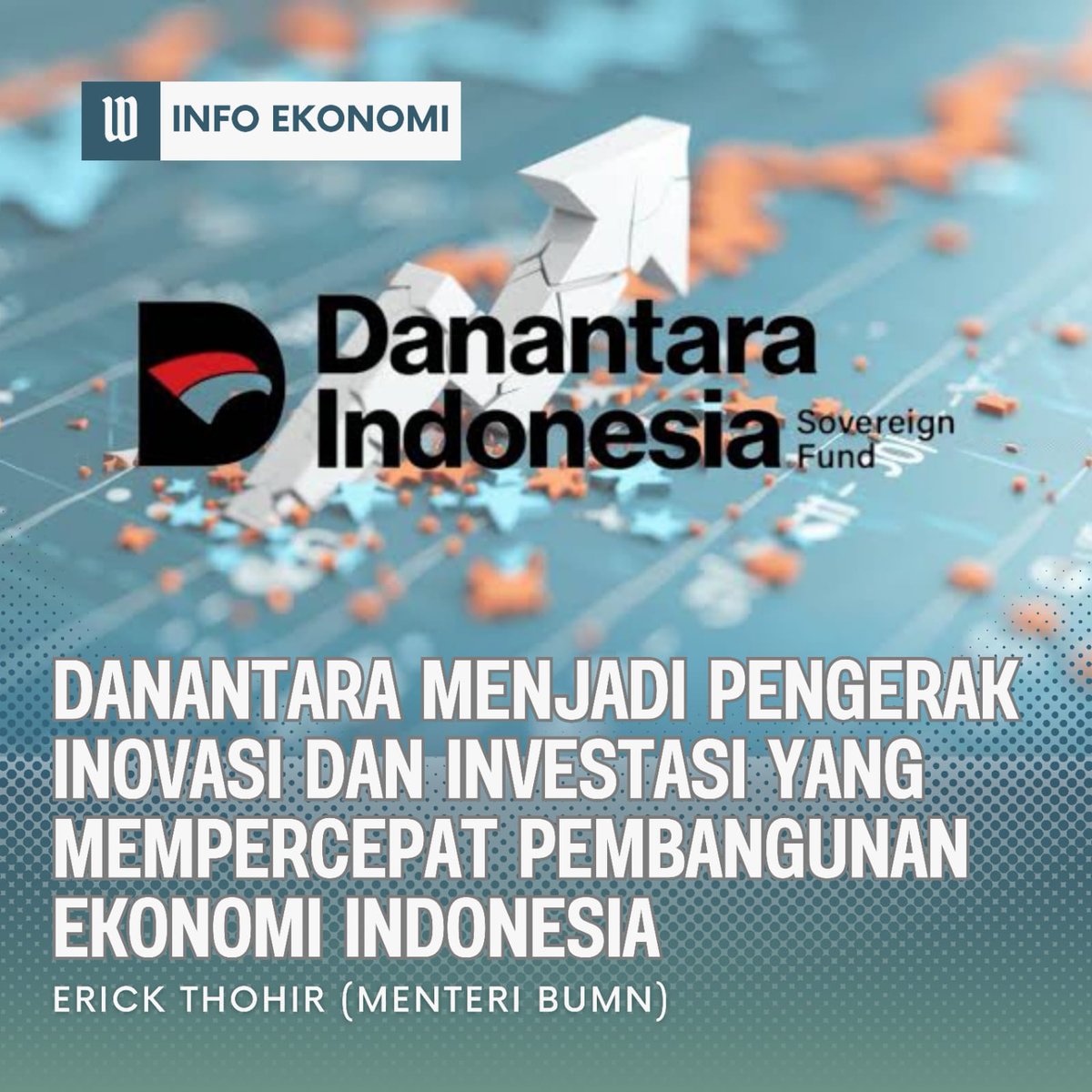 markuizm's tweet photo. Danantara memiliki peran strategis dalam mengelola dan mengoptimalkan kekayaan negara secara profesional dan berkelanjutan. 
#Danantara #DukungDanantara #Ekonomi https://t.co/TFTOYHeCRN