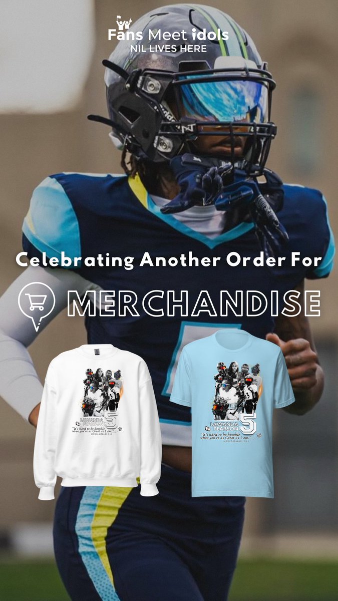 SAVE on Lawanda’s Merch with code X10 this season!                 

Fans can order Hats, T-Shirts, and more!                

Shop here : app.fansmeetidols.com/lawanda.pearso…