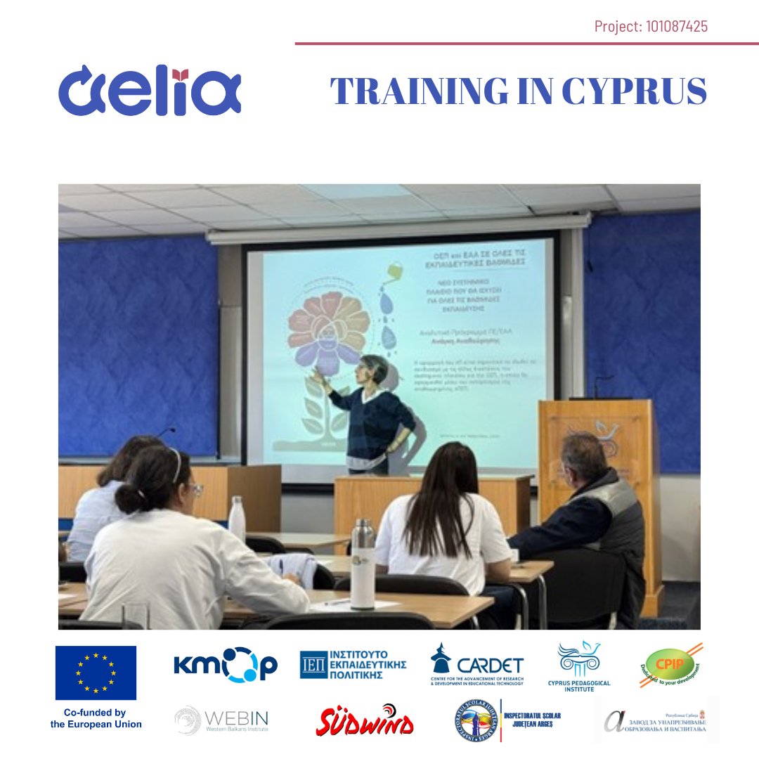 Training update from Cyprus! 

Discover more at: aelia-project.eu/two-day-traini… 

#aelia #sustainability #education
