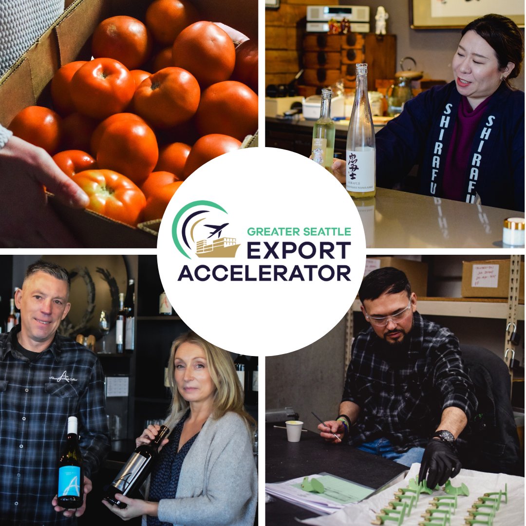 SeattlePartners's tweet image. The Greater Seattle Export Accelerator is now accepting applications from businesses seeking customized export assistance. This program provides expert-led training and personalized trade advising greater-seattle.com/exportaccelera….