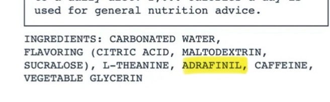 They crushed up a prescription grade stimulant and put it in soda water

That’s why it works