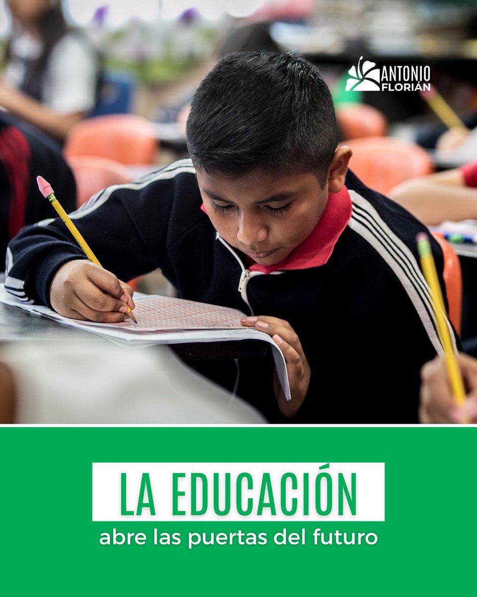 La educación es la llave que abre las puertas del futuro para nuestros jóvenes. 

En la República Dominicana, es nuestra responsabilidad garantizar que cada niño y cada joven tenga acceso a una educación de calidad que lo prepare para los desafíos del mundo actual.

#Educación