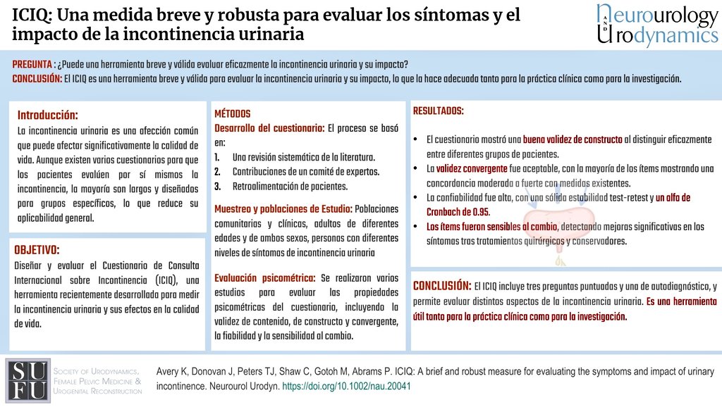Neurourol Urodyn (@neurourolurodyn) on Twitter photo ICIQ para evaluar los sintomas y el impacto de la incontinencia urinaria
Traducido en español por <a href="/julivillanuevac/">Juliana Villanueva</a>
onlinelibrary.wiley.com/doi/abs/10.100… ICIQ para evaluar los sintomas y el impacto de la incontinencia urinaria
Traducido en español por <a href="/julivillanuevac/">Juliana Villanueva</a>
onlinelibrary.wiley.com/doi/abs/10.100…