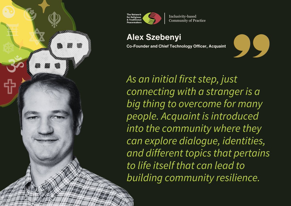 Acquaint is a movement to practice and promote human connection everywhere. Katherine and Alex shares how platforms for dialogue like Acquaint, can be a powerful way to engage in meaningful dialogue with and outside one's own community.