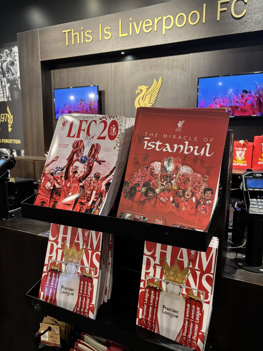 Reach Sport (@reach_sport) on Twitter photo In the official <a href="/LFCRetail/">Liverpool FC Retail</a> club stores, plenty of gifts for dads who love Liverpool this Fatherโs Day!
๐LFC 20 magazine
๐ Miracle of Istanbul magazine
๐The Champions edition programme
Three publications for the 24/25 collection! #LFC In the official <a href="/LFCRetail/">Liverpool FC Retail</a> club stores, plenty of gifts for dads who love Liverpool this Fatherโs Day!
๐LFC 20 magazine
๐ Miracle of Istanbul magazine
๐The Champions edition programme
Three publications for the 24/25 collection! #LFC