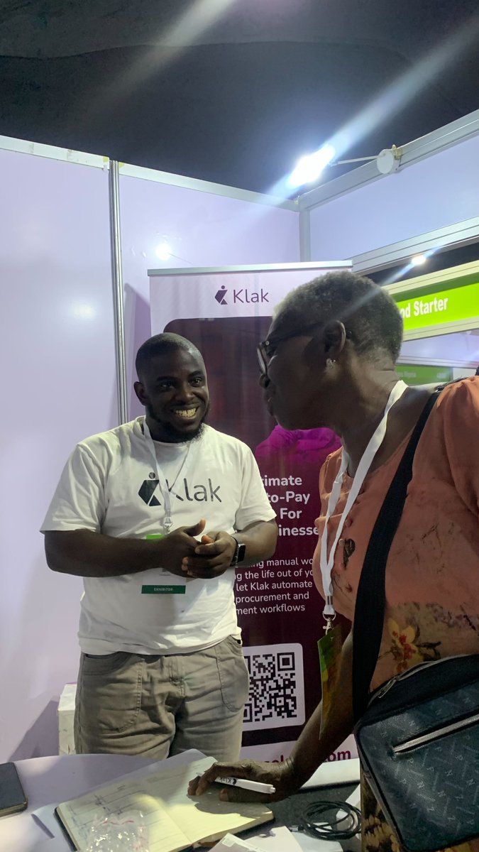 useklak's tweet photo. W'e're live at Food and Beverage West Africa 2025! 🍽️🚀

📍 Swing by stand 4A12 to see Klak in action — we’re here till June 12th!
📸 Swipe through to catch some moments from the floor!

#UseKlak #FNBWA2025 #FinanceAutomation #CashFlowManagement #LagosEvents #B2B https://t.co/VosMki2EQ8