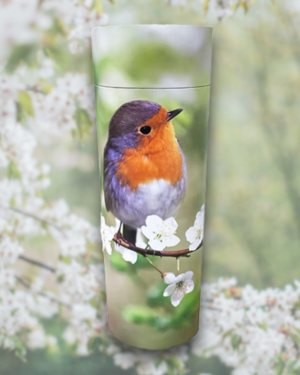 jgfielderandson's tweet photo. Robins are a symbol of comfort and hope, particularly during a recent loss. This beautiful robin scatter tube is an ashes vessel ideal for a green burial.
#FuneralTribute #AshesUrn #ScatterTube #GreenFuneral https://t.co/e4H45GIwn9