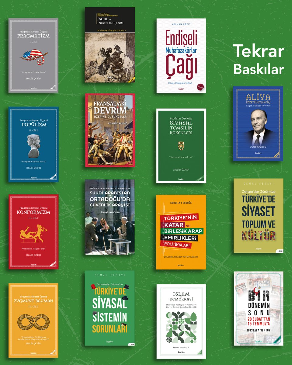 Kadim Kitaplar (@kadimyayin) on Twitter photo 2025'te yeni kitaplarımız ve ilgiyle karşılanan kitaplarımızın tekrar baskılarıyla yayındayız. Okuma listelerinize eklemeyi unutmayın!
#kadimkitaplar #yenikitap #yenibaskı
<a href="/MustafaSentop/">Mustafa Şentop</a> <a href="/NihalKaraarsl11/">Nihal Karaarslan</a> <a href="/aybikeacikel/">Aybike Acikel</a> <a href="/onurhklk/">Onur Hökelek</a> <a href="/EsatArslan19/">Esat Arslan</a> <a href="/Alevilik_Okulu/">Alevilik Okulu</a> <a href="/_MehmetOzkan/">Prof. Dr. Mehmet Özkan</a> 2025'te yeni kitaplarımız ve ilgiyle karşılanan kitaplarımızın tekrar baskılarıyla yayındayız. Okuma listelerinize eklemeyi unutmayın!
#kadimkitaplar #yenikitap #yenibaskı
<a href="/MustafaSentop/">Mustafa Şentop</a> <a href="/NihalKaraarsl11/">Nihal Karaarslan</a> <a href="/aybikeacikel/">Aybike Acikel</a> <a href="/onurhklk/">Onur Hökelek</a> <a href="/EsatArslan19/">Esat Arslan</a> <a href="/Alevilik_Okulu/">Alevilik Okulu</a> <a href="/_MehmetOzkan/">Prof. Dr. Mehmet Özkan</a>