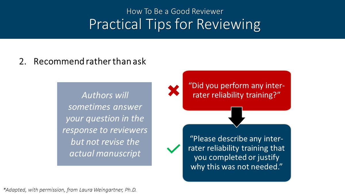 mededdoc's tweet image. Some advice on doing a high-quality peer review in #MedEd...
