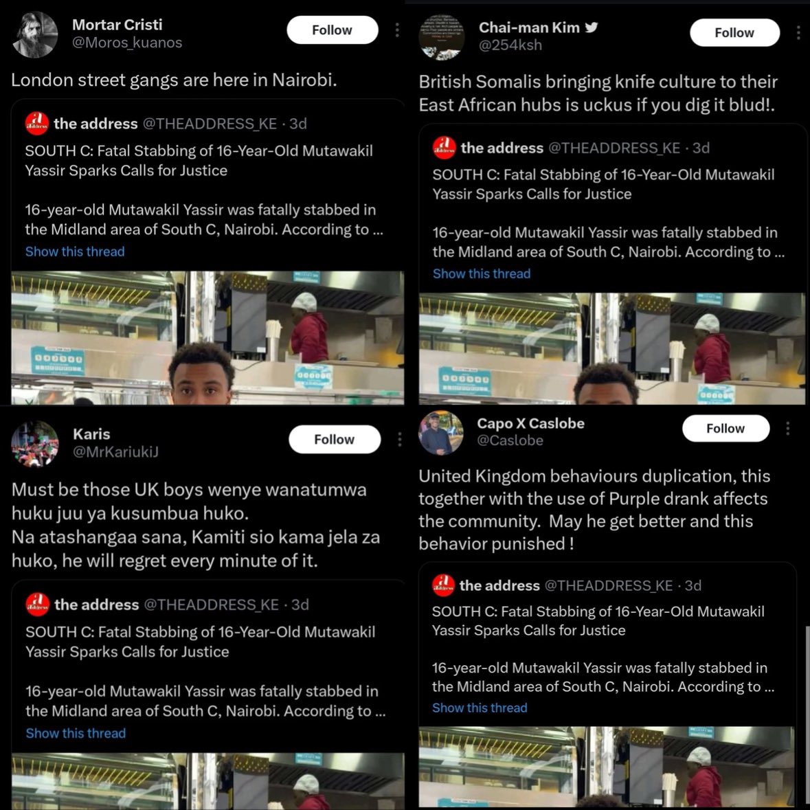 kunley_drukpa's tweet image. SOFT POWER UPDATE - Kenya is reportedly having trouble with returning migrants from Britain using the expertise in organised street crime they learnt while living there to turf out rival gangs and take over parts of Kenyan cities. Locals say online “no surprise they are British”