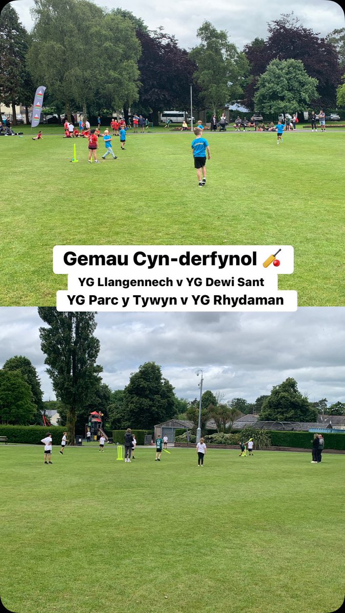 Urdd Myrddin (@urddmyrddin) on Twitter photo Ymlaen a ni ir rownd cyn-derfynol 🏏🤩
<a href="/GymraegYsgol/">Ysgol Gymraeg Llangennech</a> v <a href="/ysgoldewisant47/">Ysgol Gymraeg Dewi Sant</a>
<a href="/ParcyTywyn/">Ysgol Gymraeg Parc y Tywyn</a> v YG Rhydaman
<a href="/AmmanfordCC/">Ammanford CC</a> <a href="/chwaraeonyrurdd/">Chwaraeon yr Urdd</a> Ymlaen a ni ir rownd cyn-derfynol 🏏🤩
<a href="/GymraegYsgol/">Ysgol Gymraeg Llangennech</a> v <a href="/ysgoldewisant47/">Ysgol Gymraeg Dewi Sant</a>
<a href="/ParcyTywyn/">Ysgol Gymraeg Parc y Tywyn</a> v YG Rhydaman
<a href="/AmmanfordCC/">Ammanford CC</a> <a href="/chwaraeonyrurdd/">Chwaraeon yr Urdd</a>