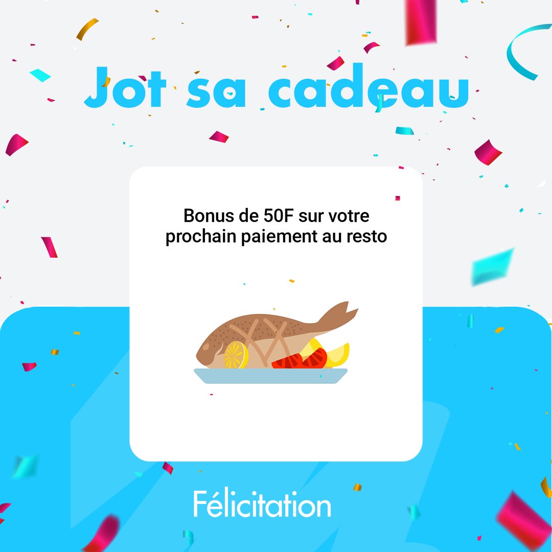 Sen cadeaux yi dou meussa diex 📲🎁

Adoptez le bon réflexe et continuez de gagner !
Di fey, di xoos, di gagner.💙

#Waveko #Payezpartoupourtoutsansfrais