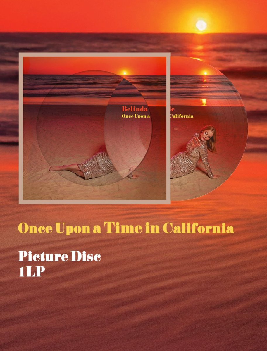 belindacarlisle's tweet image. Pre-orders for my new album ‘Once In California’ are up now! Which one are you getting, the sunset vinyl, the picture disc, or the CD?
belinda.lnk.to/california
#newmusic #skymusic
#newrelease #sunset #California