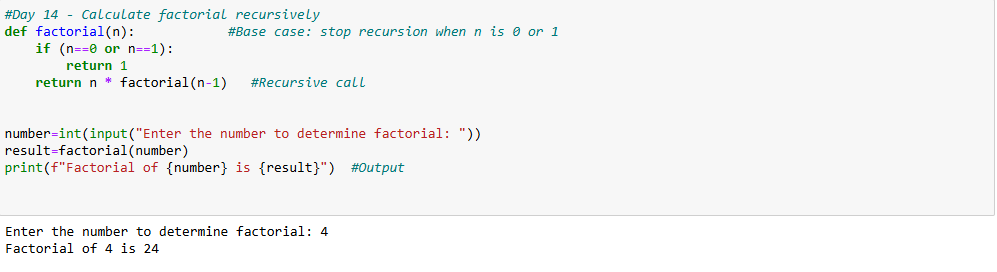 aryadevir's tweet photo. ๐๐ฎ๐ ๐ญ๐ฐ
๐๐ฐ๐ฑ๐ช๐ค๐ด -ย Recursion
๐๐ฉ๐ข๐ญ๐ญ๐ฆ๐ฏ๐จ๐ฆ - ๐๐ข๐ญ๐ค๐ถ๐ญ๐ข๐ต๐ฆ ๐ง๐ข๐ค๐ต๐ฐ๐ณ๐ช๐ข๐ญ ๐ณ๐ฆ๐ค๐ถ๐ณ๐ด๐ช๐ท๐ฆ๐ญy
Thank you for this opportunity @indiandataclub
#30daysOfPythonChallenge #pythonchallenge https://t.co/X2AJDsTbF8