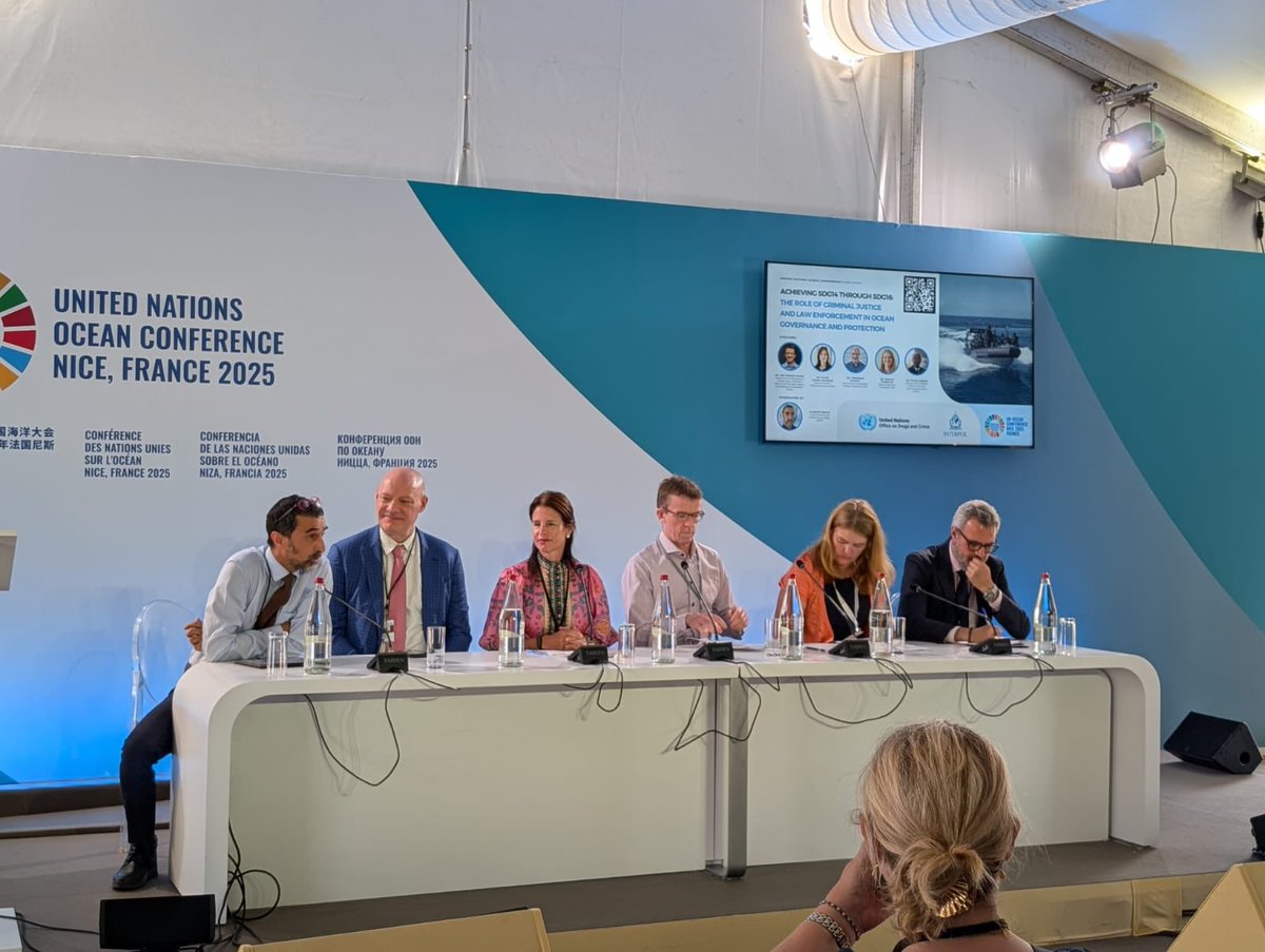 SkylightMarine's tweet image. “Technology is not a replacement for those on the ground—but it can bridge the gap and stretch resources. AI makes that possible.” — Our own Ted Schmitt at the @UNODC_MCP x @INTERPOL_HQ session on tackling IUU fishing.
Skylight stands ready to scale capacity, together. #UNOC