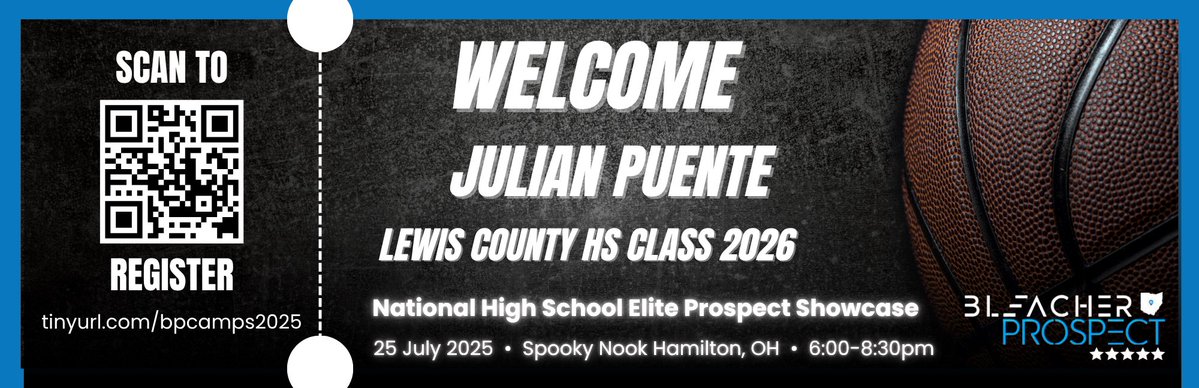 Bleacher Prospect (@bleacherprospec) on Twitter photo Welcome Julian Puente of Lewis Co HS to our National High School Elite Prospect Showcase at Spooky Nook in Hamilton on July 25th from 6:00pm-8:30pm
Get Registered to join him:
tinyurl.com/bpcamps2025
<a href="/NEO_Spotlight/">T.J. Peatross</a> <a href="/_MikeRoth/">Michael Roth</a> <a href="/Julianpuente21/">Julian Puente</a> Welcome Julian Puente of Lewis Co HS to our National High School Elite Prospect Showcase at Spooky Nook in Hamilton on July 25th from 6:00pm-8:30pm
Get Registered to join him:
tinyurl.com/bpcamps2025
<a href="/NEO_Spotlight/">T.J. Peatross</a> <a href="/_MikeRoth/">Michael Roth</a> <a href="/Julianpuente21/">Julian Puente</a>