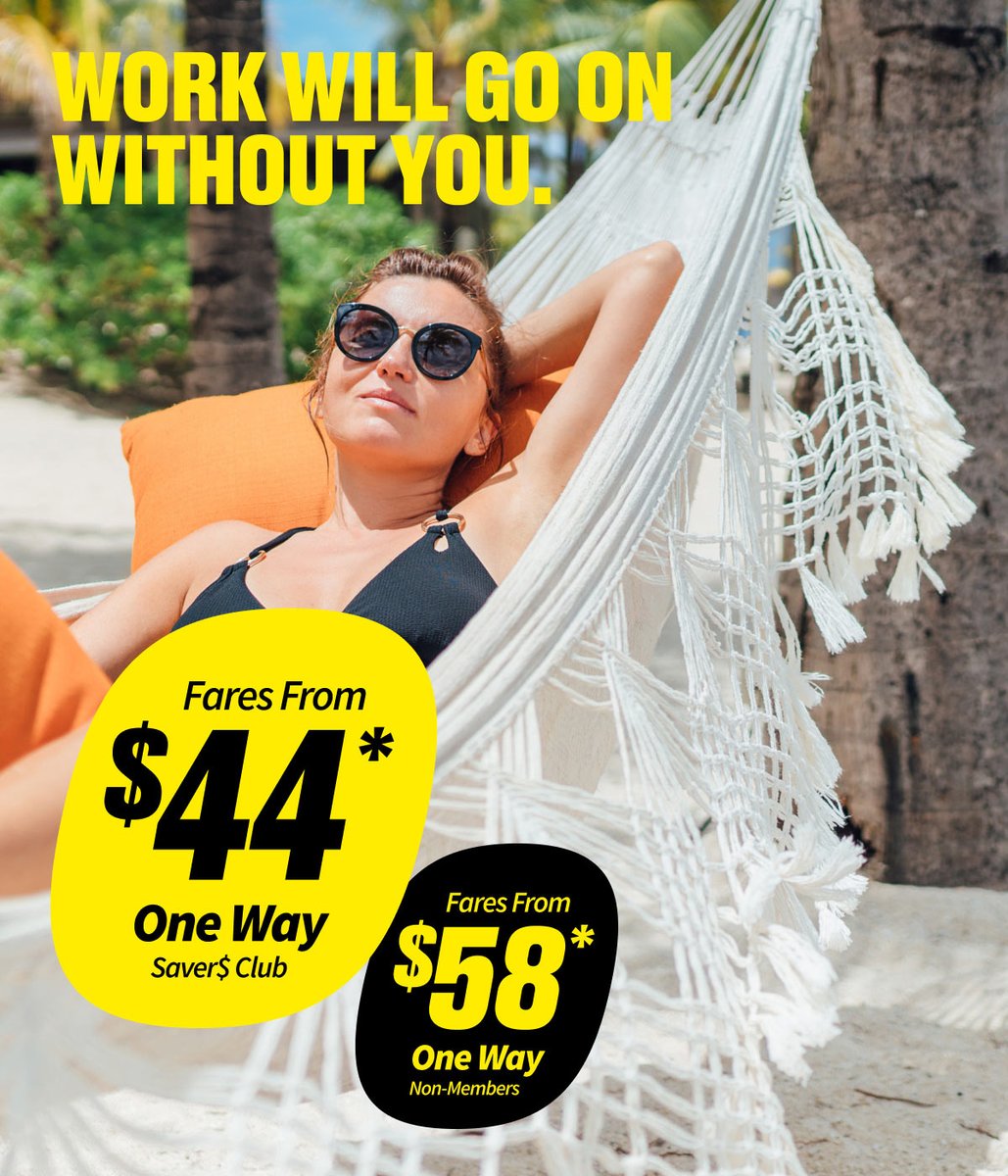 Worry about being the boss of your vacation.

bit.ly/3ZEYpUY 

Book by 6/11  at 11:59pm