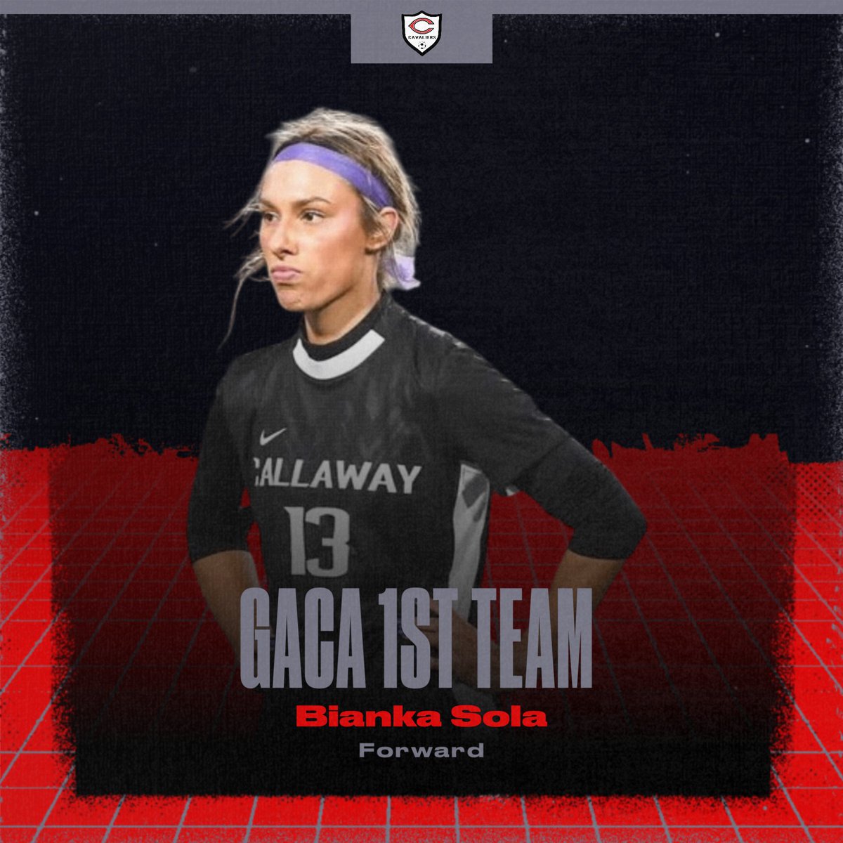 Congratulations to Bianka Sola for being selected to the GACA All State First Team!