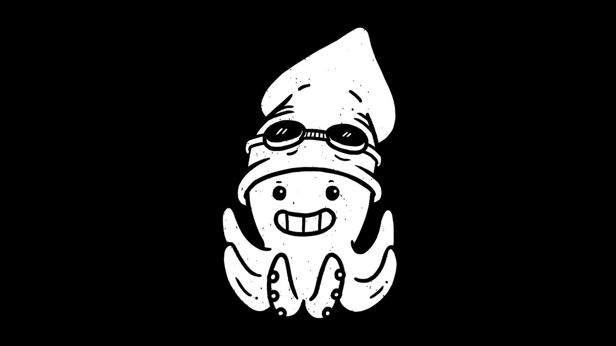 Stay salty, my friends. Design by Pooper. dbh.la/funnysquid2025 #funnyart