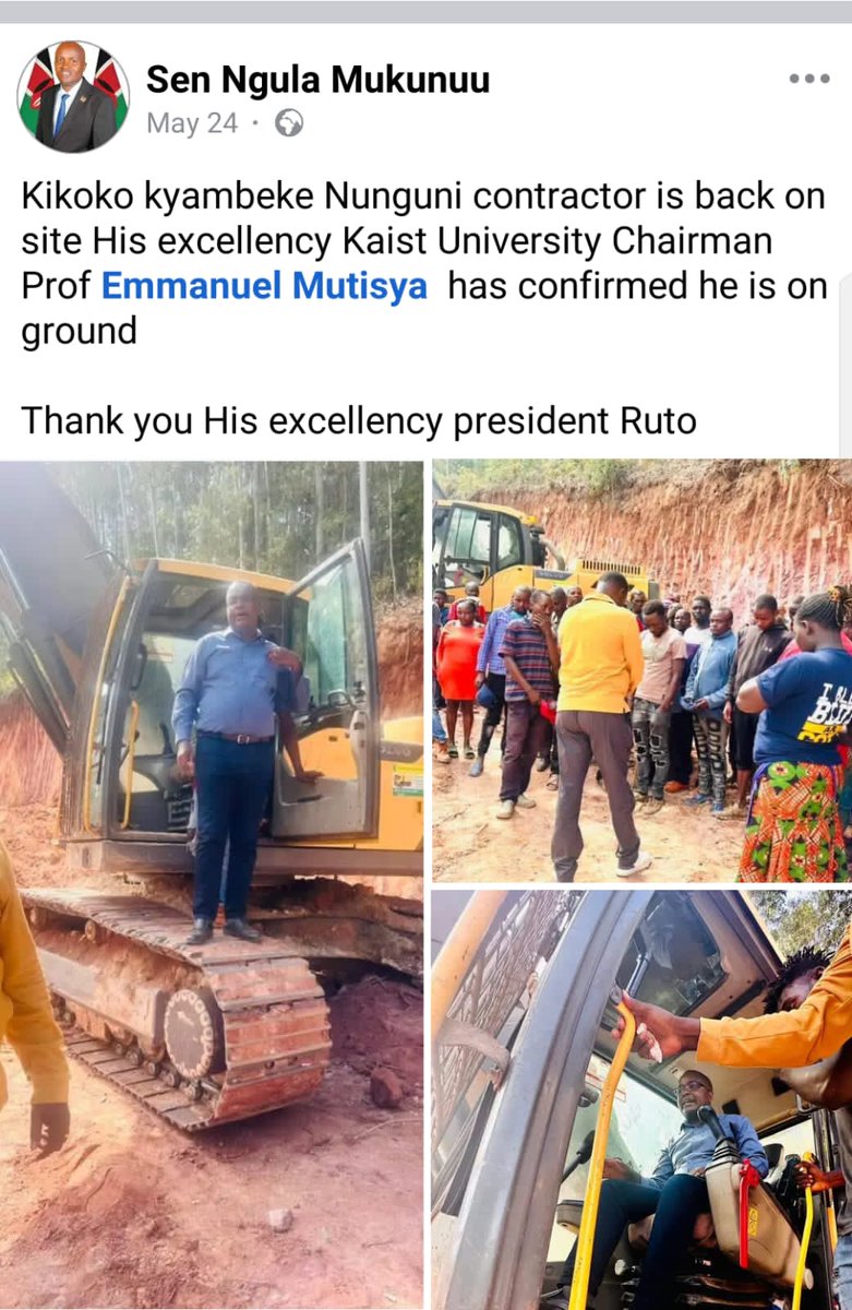 KeruboStar's tweet image. Trucks are moving, graders are leveling, and the dust is proof that the work is being done. Contractors are on the ground delivering.
#WantamRoadProjects, Contractors Wako Site