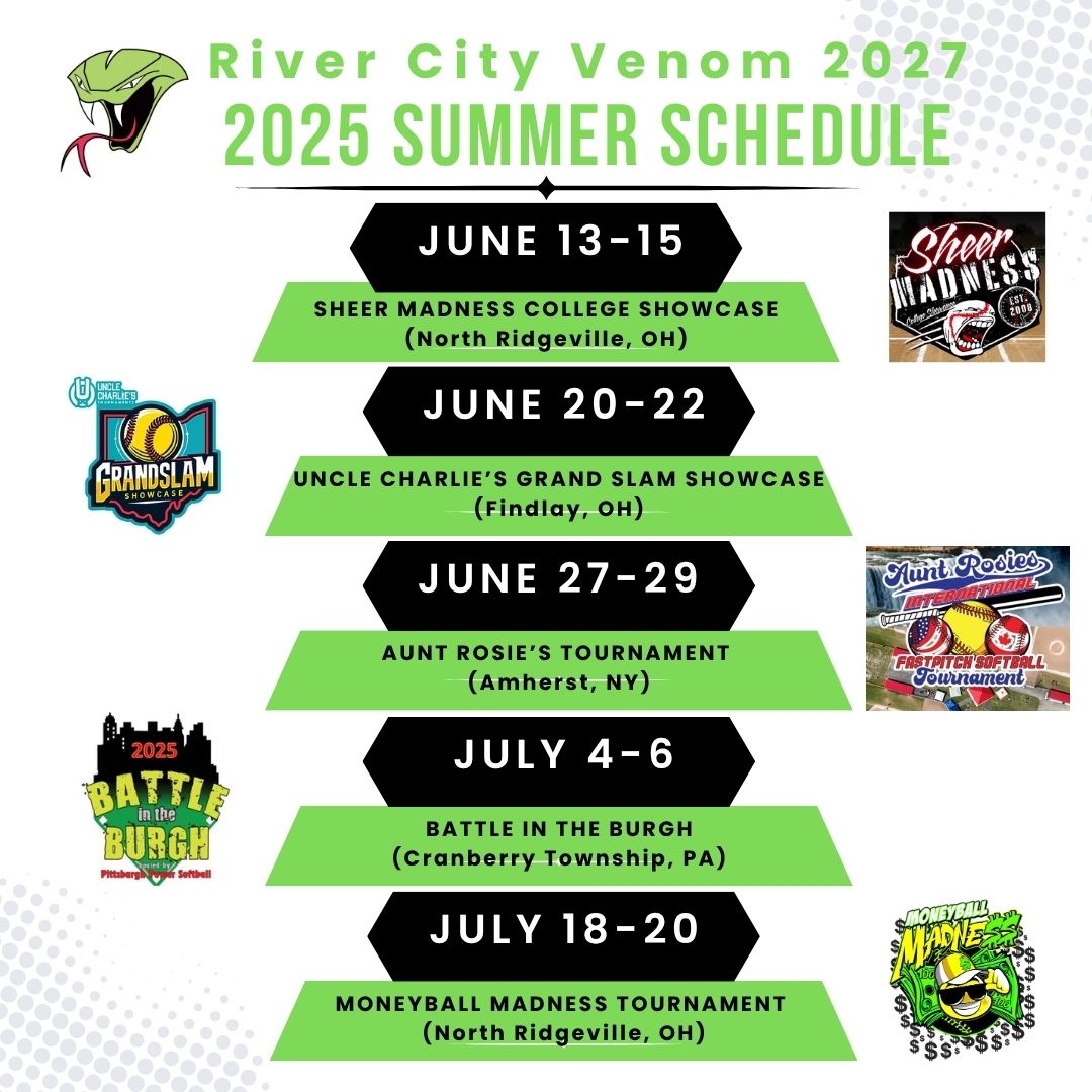 Paige Lauten (@paigelauten) on Twitter photo Our summer schedule is out and starts this upcoming weekend! Can't wait to get back with all my <a href="/RCVENOM09/">River City Venom 2027</a> teammates after putting in a ton of work during the winter and during school ball. We would love to see coaches come out and watch us! Contact our coach, <a href="/BrianBischoff77/">Brian Bischoff</a>! Our summer schedule is out and starts this upcoming weekend! Can't wait to get back with all my <a href="/RCVENOM09/">River City Venom 2027</a> teammates after putting in a ton of work during the winter and during school ball. We would love to see coaches come out and watch us! Contact our coach, <a href="/BrianBischoff77/">Brian Bischoff</a>!