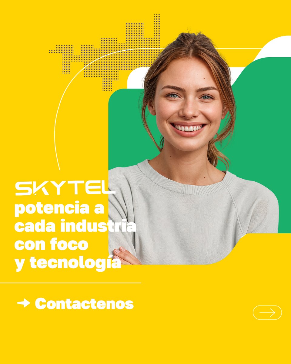 skytelgroup's tweet photo. Skytel impulsa la transformación de múltiples industrias clave:
Con soluciones especializadas para cada sector, agendá una demo y potenciá tus operaciones. https://t.co/Q2db86JAqq