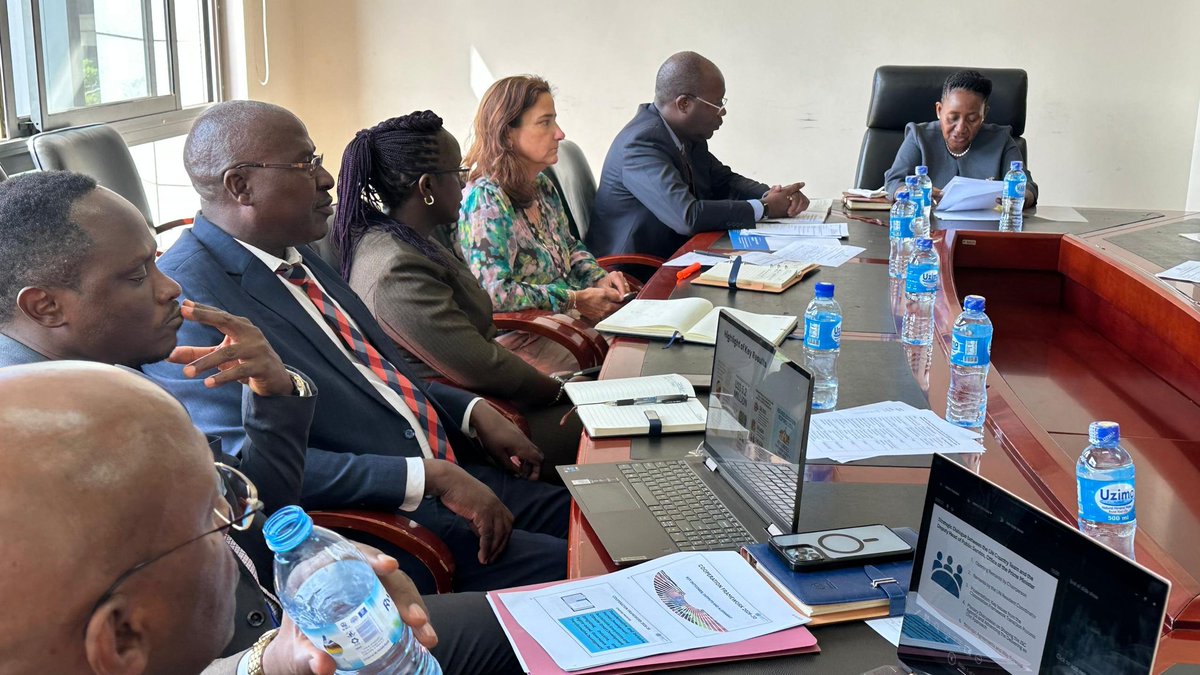 Office of the Prime Minister - Uganda (@opmuganda) on Twitter photo The Deputy Head of Public Service in charge of Performance and Service Delivery, Madam Jane Kyarisiima Mwesiga, has held a meeting with the <a href="/UNinUganda/">UN in Uganda</a> team to discuss issues pertaining to service delivery in the Country. The meeting aims to enhance and streamline the delivery The Deputy Head of Public Service in charge of Performance and Service Delivery, Madam Jane Kyarisiima Mwesiga, has held a meeting with the <a href="/UNinUganda/">UN in Uganda</a> team to discuss issues pertaining to service delivery in the Country. The meeting aims to enhance and streamline the delivery