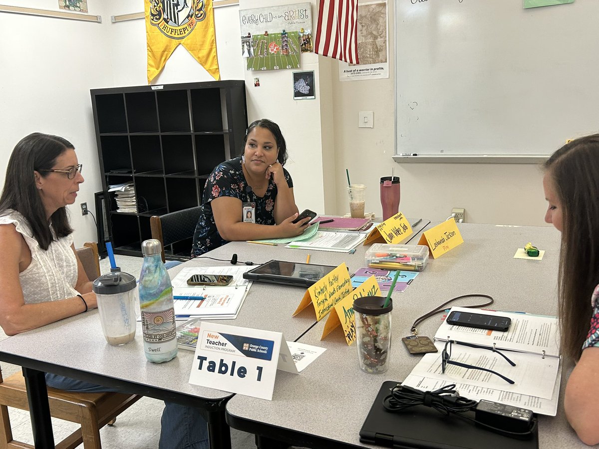 Starting Day 2 of our OCPS New Teacher Induction Kick-off session with facilitators learning more about each other.