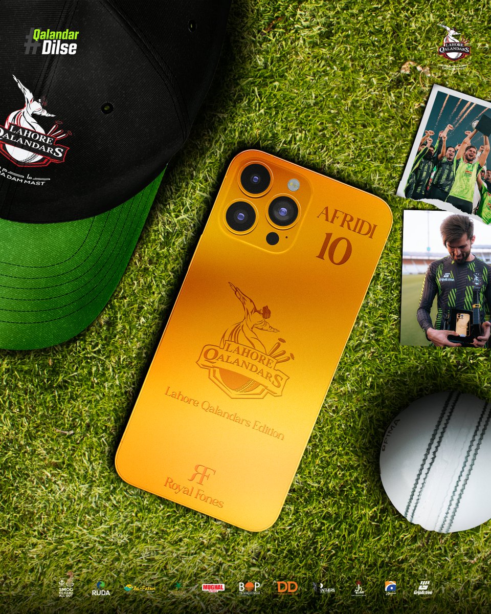Shine like a Qalandar, flex like a Royal! 💫
Big shoutout to Royal Fones for partnering with us in PSL 10
#QalandarDilSe #DamaDamMast #HBLPSL10